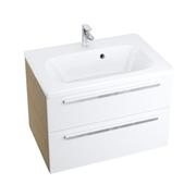 Koupelnová skříňka bez umyvadla cappucino/bílá - Ravak SD 700 Chrome II | Více - 