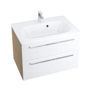 Koupelnová skříňka bez umyvadla capuccino/bílá - Ravak SD 800 Chrome II | Více - 