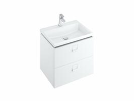 Koupelnová skříňka bez umyvadla bílá/bílá - Ravak SD Comfort 600 | Více - 