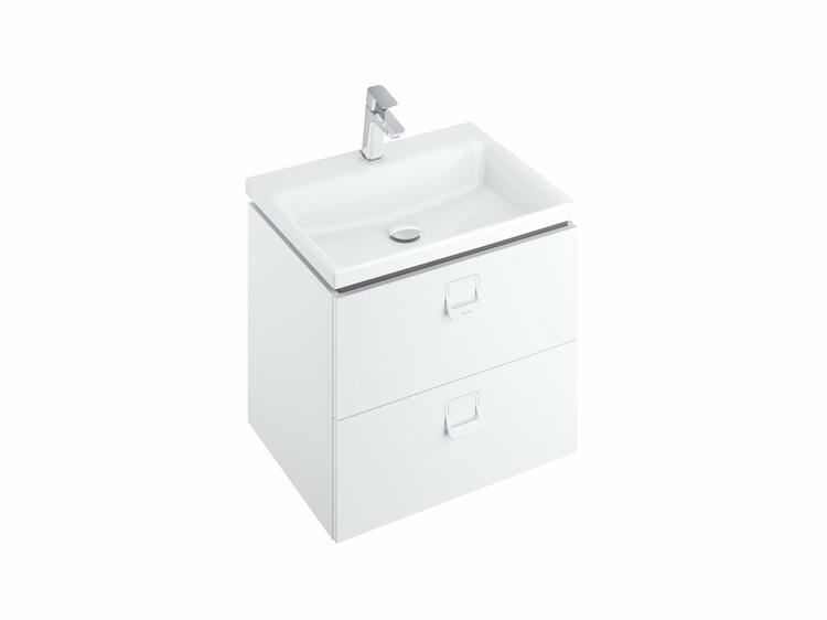 Koupelnová skříňka bez umyvadla bílá/bílá - Ravak SD Comfort 600