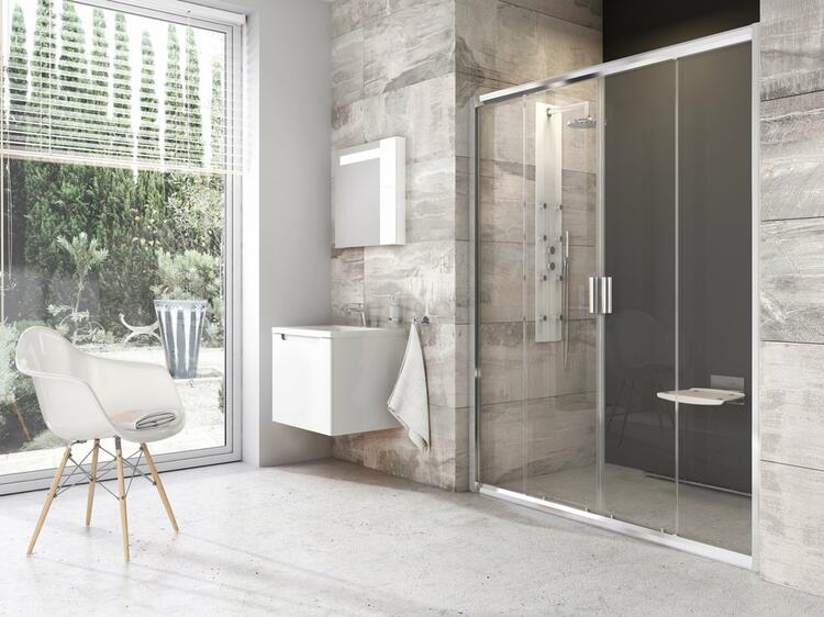 Sprchové dveře 120 cm bright alu/transparent – Ravak BLDP4 0YVG0C00Z1