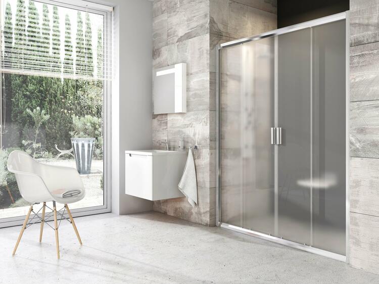 Sprchové dveře 200 cm bright alu/grape – Ravak BLDP4 0YVK0C00ZG