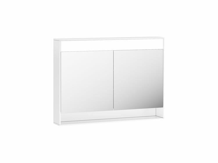 Zrcadlová skříňka s osvětlením 1000 mm, bílá - Ravak MC 1000 Step