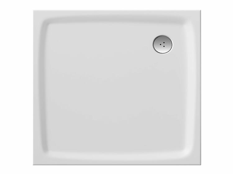 Čtvercová sprchová vanička z litého mramoru 80 cm – Ravak Perseus Pro Flat XA034411010