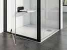 Čtvercová sprchová vanička z litého mramoru 80 cm – Ravak Perseus Pro Flat XA034411010
