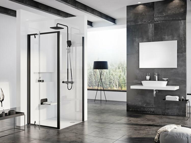 Čtvercová sprchová vanička z litého mramoru 80 cm – Ravak Perseus Pro Flat XA034411010
