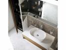 Koupelnová skříňka bez umyvadla bílá/ořech - Ravak SD Step 1000