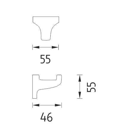 Háček jednoduchý – Nimco Monolit MO 4054-26
