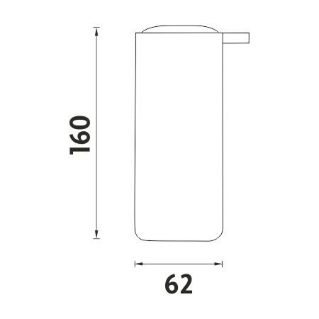 Dávkovač tekutého mýdla, pumpička plast – Nimco Omi OM 16031-05