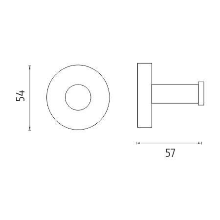 Háček jednoduchý – Nimco Unix UN 13054N-26