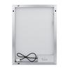 Zrcadlo hliníkový rám s led osvětlením, 900x700 mm - Nimco Série 13000