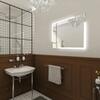 Zrcadlo hliníkový rám s led osvětlením 60×80 cm – Nimco Série 14000 ZP 14002