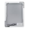 Zrcadlo hliníkový rám s led osvětlením, 600x800 mm - Nimco Série 15000