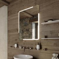 Zrcadlo hliníkový rám s led osvětlením 60×80 cm – Nimco Série 15000 ZP 15002 | Více -