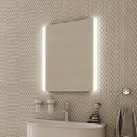 Zrcadlo hliníkový rám s led osvětlením 50×70 cm – Nimco Série 17000 ZP 17001 | Více -