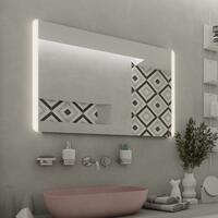 Zrcadlo hliníkový rám s led osvětlením 100×70 cm – Nimco Série 17000 ZP 17004 | Více -