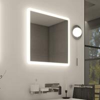 Zrcadlo hliníkový rám s led osvětlením 60×60 cm – Nimco Série 19000 ZP 19066 | Více -