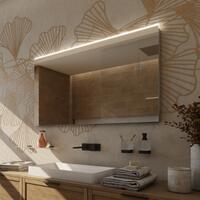 Zrcadlo hliníkový rám s led osvětlením 120×60 cm – Nimco Série 8000 ZP 8006 | Více - 