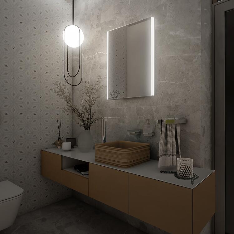 Zrcadlo s LED osvětlením 40×60 cm – Nimco Série ZP 9000