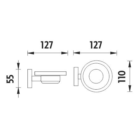 Mýdlenka nerez – Nimco Unix UNM 13059W-10