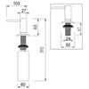 Vestavěný dávkovač, pr. pumpy 25 mm – Nimco 2000 UN 2031V-26