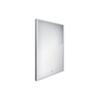 Zrcadlo hliníkový rám s led osvětlením, senzorem, 500x700 mm - Nimco Série 13000