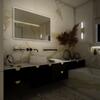 Zrcadlo hliníkový rám s led osvětlením a senzorem 100×70 cm – Nimco Série 13000 ZP 13004V