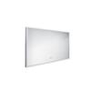Zrcadlo hliníkový rám s led osvětlením, senzorem, 1200x700 mm - Nimco Série 13000