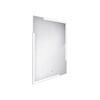 Zrcadlo hliníkový rám s led osvětlením, senzorem, 600x800 mm - Nimco Série 14000