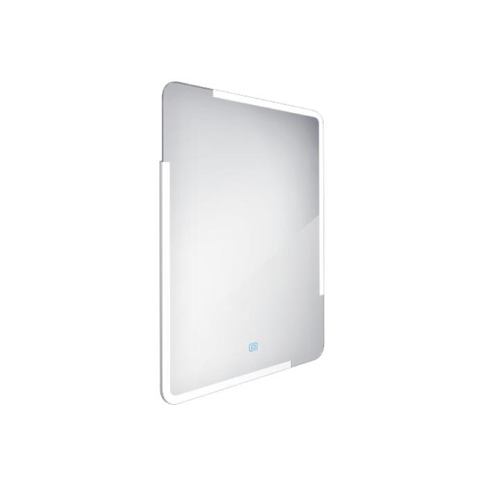Zrcadlo hliníkový rám s led osvětlením, senzorem, 600x800 mm - Nimco Série 15000