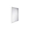 Zrcadlo hliníkový rám s led osvětlením a senzorem 50×70 cm – Nimco Série 17000 ZP 17001V