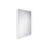 Zrcadlo hliníkový rám s led osvětlením, senzorem, 600x800 mm - Nimco Série 17000
