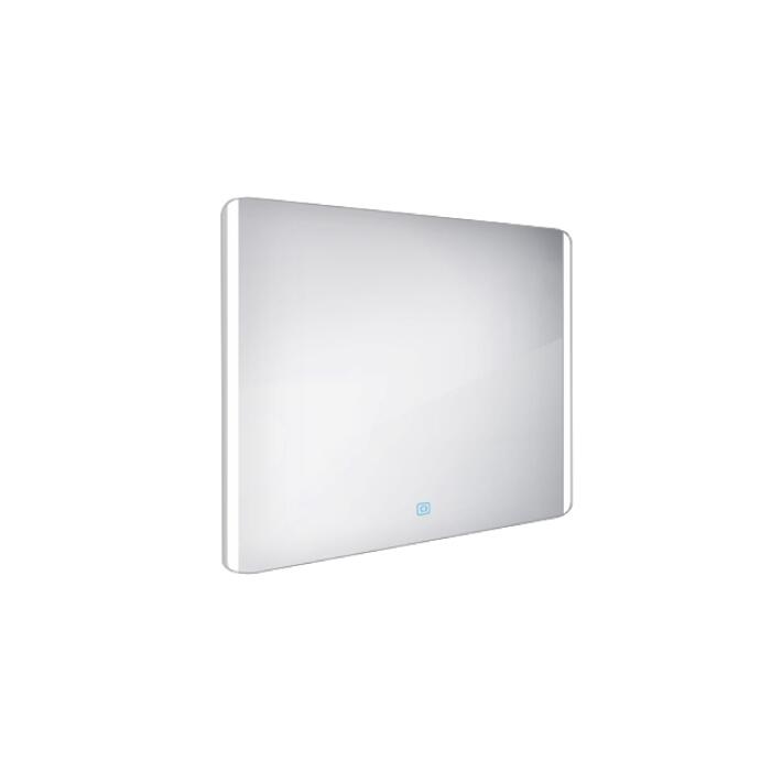 Zrcadlo hliníkový rám s led osvětlením a senzorem 100×70 cm – Nimco Série 17000 ZP 17004V