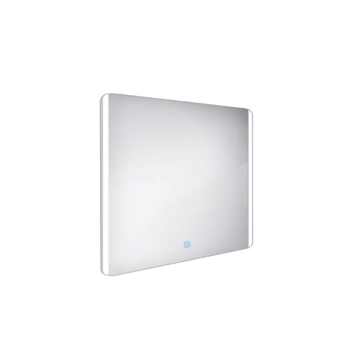 Zrcadlo hliníkový rám s led osvětlením a senzorem 90×70 cm – Nimco Série 17000 ZP 17019V