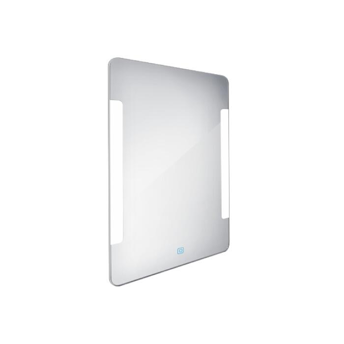 Zrcadlo hliníkový rám s led osvětlením a senzorem 60×80 cm – Nimco Série 18000 ZP 18002V