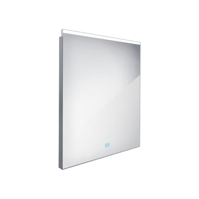 Zrcadlo hliníkový rám s led osvětlením a senzorem 60×70 cm – Nimco Série 8000 ZP 8002V
