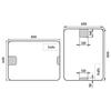 Zrcadlo s led osvětlením 60×80 cm – Nimco Série 21000 ZP 21002