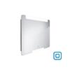 Zrcadlo hliníkový rám s led osvětlením, senzorem, 800x700  mm - Nimco Série 22000