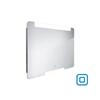 Zrcadlo hliníkový rám s led osvětlením, senzorem, 900x700 mm - Nimco Série 22000
