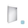 Zrcadlo hliníkový rám s led osvětlením a senzorem 60×80 cm – Nimco Série 23000 ZP 23002V