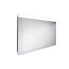 Zrcadlo hliníkový rám s led osvětlením, 1200x700 mm - Nimco Série 23000