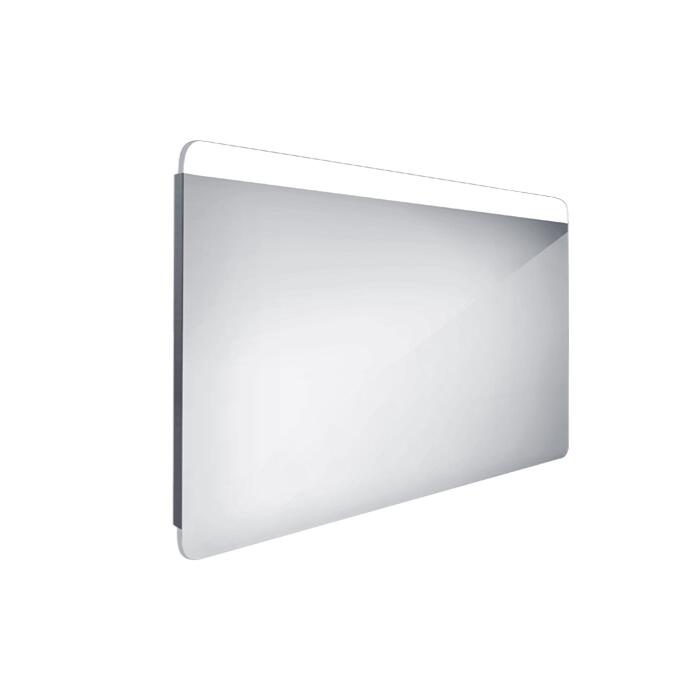 Zrcadlo hliníkový rám s led osvětlením 120×70 cm – Nimco Série 23000 ZP 23006