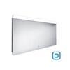 Zrcadlo hliníkový rám s led osvětlením a senzorem 140×70 cm – Nimco Série 23000 ZP 23008V