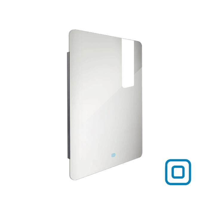 Zrcadlo hliníkový rám s led osvětlením 60×80 cm – Nimco Série 25000 ZP 25002V