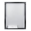 Zrcadlo černý rám s LED osvětlením, 600x800 mm - Nimco Série 13000