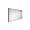 Zrcadlo černý rám s LED osvětlením 120×70 cm – Nimco Série 13000 ZPC 13006-90