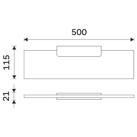 Police IXI 50 cm černá – Nimco Maya MAC X350-C-90