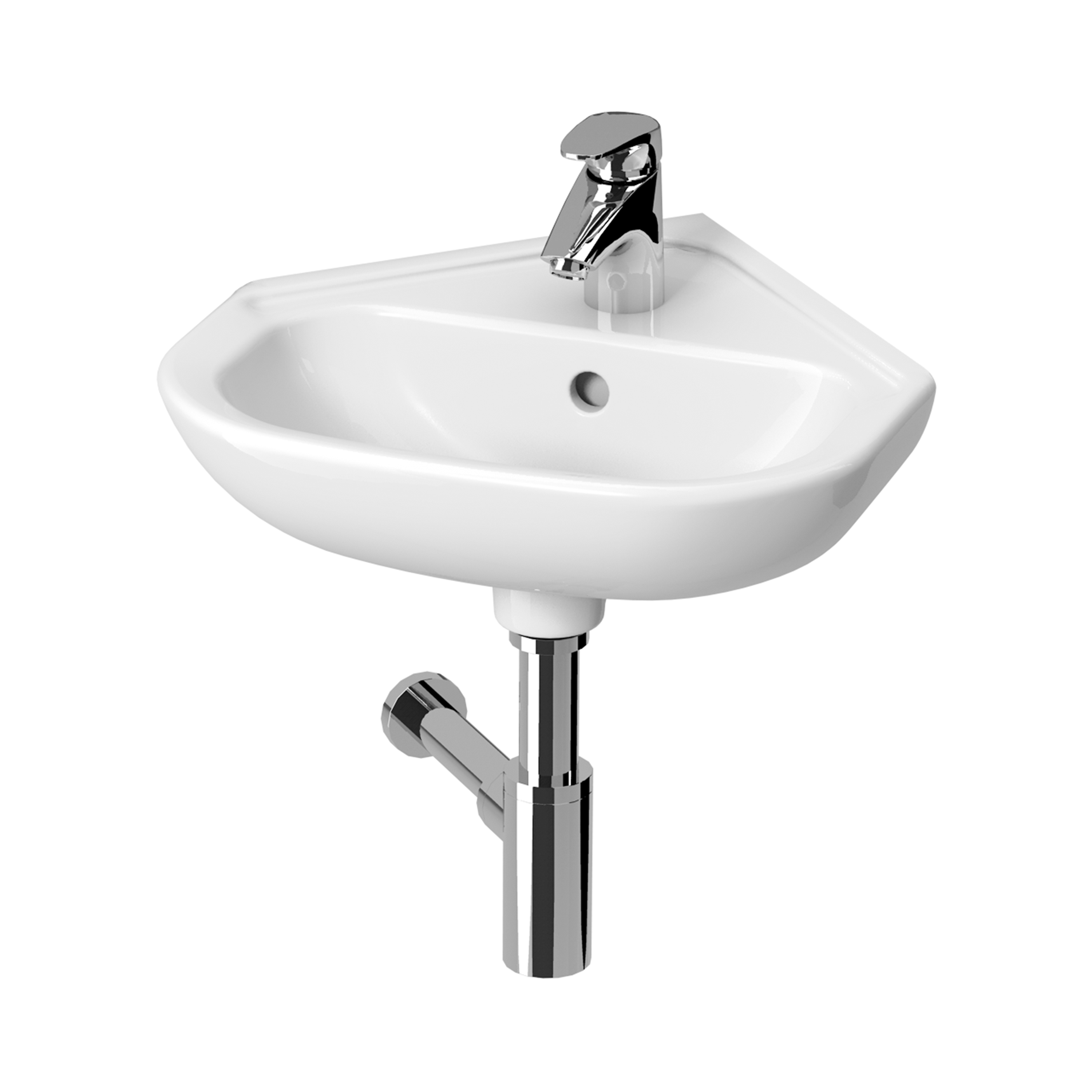 Jika 8166140001041 Угловая раковина Olymp New 55х56, 1отв. для смесителя — купить в Алматы