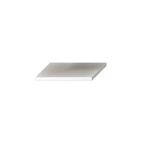 Cubito pure - Atypická umyvadlová deska řezatelná 65 - 128 cm, bez otvoru, bez podpěr