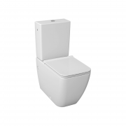 Cubito pure - WC kombinační mísa kapotovaná ke stěně, Vario odpad, uzavřený oplachový kruh,hluboké splachování 4,5/3l, (provedení 000 pro nádrž H828422, provedení 231 pro nádrž H828423)